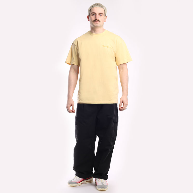 мужская желтая футболка Carhartt WIP S/S Fez T-Shirt I032077-citron - цена, описание, фото 5